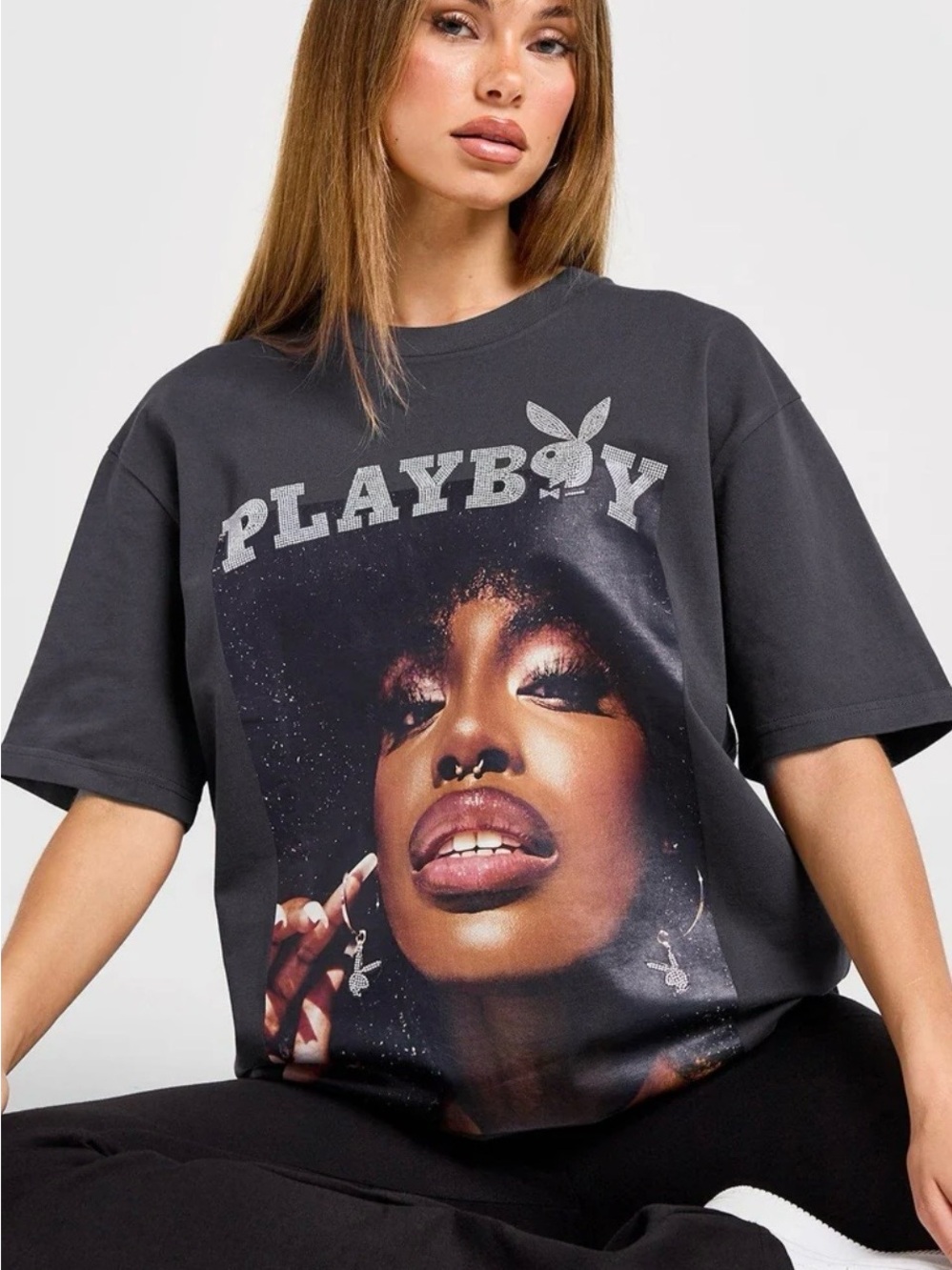 Playboy Diamonte Naomi Nash T-Shirt